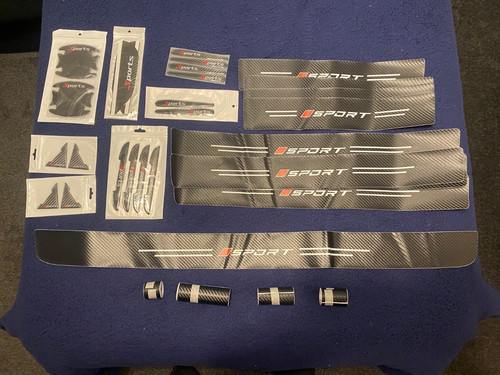 Sportfahrzeug aufkleber set - aufkleber,